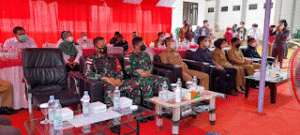 Dansatgas Pamtas Yon Armed 18/Komposit  Hadiri Pelaksanaan Kegiatan Peresmian Gedung Laboratorium PCR Covid 19 RSUD di Kab. Nunukan