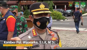 Polres Metro Bekasi Kota Laksanakan Kegiatan Pengamanan Malam Tahun Baru 2021 