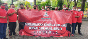 LSM Geber Pertanyakan Progres Kinerja 100 Hari Bupati Sidoarjo