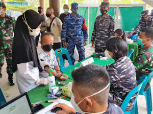 Kesinergitas TNI Perbatasan Dalam Tangani Pencegahan Penyebaran Covid-19 di Pulau Weh  Sabang 