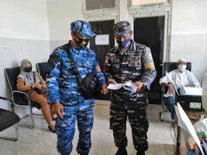 Babinpotdirga Lanud Mus Terus Pantau dan Awasi Vaksinasi Covid-19 Puskesmas Sukajaya Balohan Sabang