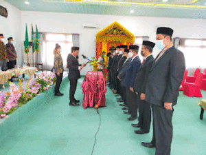 Badan Pengawas dan Anggota Baitul Mal Aceh Timur Dilantik