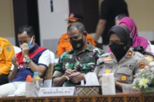 Kasdim Palangka Raya Wakili Dandim, Hadiri Rakor Kesiapsiagaan Bencana Alam Bersama Kepala BNPB Mayjen TNI Suharyanto