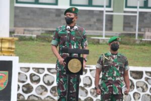 Jamdan Danrem 045/Gaya, Ini Pesan Brigjen M.Jangkung kepada Prajurit dan PNS