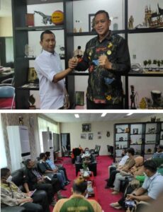Dr. H. Tri Adhianto Terima Kunjungan Pokja Wartawan DPRD Kota Bekasi