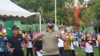 Peringati HUT ke-13 Yonarmed 18/Komposit Adakan Jalan Santai