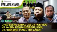 DPRD Berau Bahas Cabor Porprov dengan Wabup, Dispora, KONI dan Pengurus Cabor