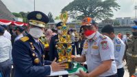 Dishub Kota Bekasi Raih Juara 1 Lomba Yel Yel dan Juara III Paduan Suara Tingkat Jabar