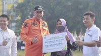 Tri Adhianto Pimpin Apel Gabungan Tiga Pilar Di Lapangan Stadion Mini Kecamatan Pondok Gede