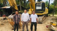 Polresta Banda Aceh Mengamankan Excavator Dilokasi Pertambangan Galian C Ilegal