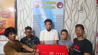 Pesta Sabu, Lima Pelaku Diamankan Satres Narkoba Polres Langsa