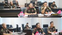 Permohonan Penghentian Penuntutan Berdasarkan Keadilan Restoratif Dipimpin Kepala Kejaksaan Tinggi Sulawesi Tengah