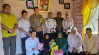 Cegah Stunting, Desa di Langgam Dapat Bantuan Vitamin, Susu dan Makanan Pokok