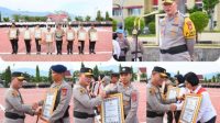 Awali Tahun Baru 2025, Kapolda Sulteng Beri Penghargaan ke Satker dan Personel Berprestasi
