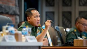 Panglima TNI Pimpin Rapat Vicon Perkembangan Situasi di Wilayah Satgas TNI MONUSCO