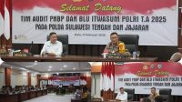 Itwasum Polri Gelar Audit PNBP dan BLU di Polda Sulteng