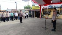 Kompol.H.Djanuarsa,SH, Pimpin Apel Perdana Selama Menjabat Sebagai Kapolsek Pancur Batu