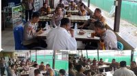Jalin Kebersamaan, Kapolres Ngopi Bareng Bersama PJU Polresta Palu
