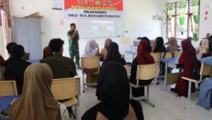 Satgas TMMD 123 Kodim 1416/Muna Sosialisasikan Bela Negara