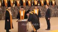 Ketua MA Lantik Ketua Muda Perdata, Ketua Muda Militer, dan Hakim Ad Hoc Tingkat Kasasi