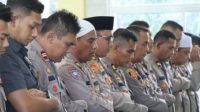Polres Aceh Timur Laksanakan Sholat Ghaib Atas Gugurnya Tiga Anggota Polri Dalam Pelaksanaan Tugas di Way Kanan, Lampung