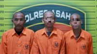 Polres Asahan  Berhasil Ringkus Tiga Pelaku Genk Motor yang Menganiaya Seorang Pelajar