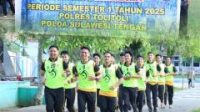 Polres Tolitoli Gelar Kesamaptaan Jasmani Berkala Tahap I Tahun 2025: Jaga Kesiapan Fisik Personel