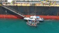 Bakamla RI Evakuasi 14 Korban Kapal Tenggelam di Perairan Utara Berakit