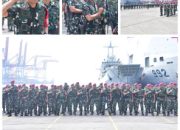 Danpasmar 1 Lepas Keberangkatan Prajuritnya Amankan Pulau Terluar Indonesia