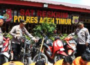Polres Aceh Timur Berhasil Amankan 17 Pelaku Curanmor pada Operasi Sikat Seulawah 2025