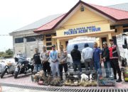 Polres Aceh Timur Amankan Kendaraan Pengangkut Barang dan Hewan Illegal Yang Diselundupkan melalui Jalur Laut