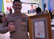 Kapolres Tolitoli Akbp.Wayan Raycana Aryawan.SIK Terima Penghargaan dari Bapak Kapolri