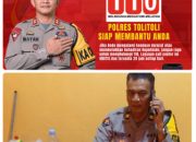 Polres Tolitoli buka Layanan Pengaduan 1X 24 Hallo Polisi bagi Mayarakat
