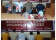 Polres Tolitoli Gelar Konferensi Pers Terkait Sejumlah Kasus