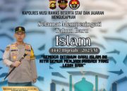 Kapolres Musi Rawas Ucapkan Selamat Peringati Tahun Baru Islam 1447 Hijriah