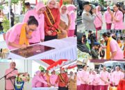 Istri Kapolri Resmikan Gedung TK Kemala Bhayangkari 01 Cabang Pimstaf Daerah Sulawesi Tengah