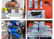 Satuan Reserse Narkoba Polres Lubuk Linggau Gagalkan Pengedaran Ganja dari Provinsi Bengkulu
