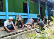 Satgas TMMD Ke-125 Wujudkan Akses Ibadah yang Bersih dan Nyaman di Masjid Muttabi’in