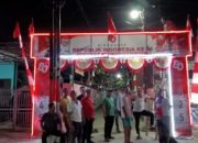 Antusiasme Warga Tembung, Deli Serdang,Kompak Penuh Semangat Membuat Persiapan HUT RI ke 80