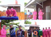 Ketua Bhayangkari Daerah Sulteng Resmikan Fasilitas MCK di Kampung Nelayan