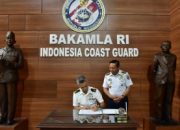 Kepala Bakamla RI Terima Kunjungan Commander MARSEC Republic of Singapore Navy