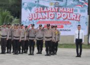 Upacara Peringatan Hari Juang Polri di Polres Serdang Bedagai Berlangsung Penuh Khidmat