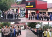Ratusan Personel Polda Sulteng Mengamankan Kunjungan Wapres di Poso