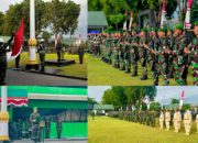 Melalui Upacara Bendera, Korem 132/Tadulako Perkuat Karakter Disiplin Prajurit