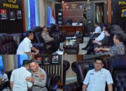 Kapolda Menerima Kunjungan Silaturahmi Kakanwil BPN Sulawesi Tengah