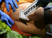 Unit Identifikasi Satreskrim Polres Aceh Timur Olah TKP Temuan Mayat di Idi Rayeuk