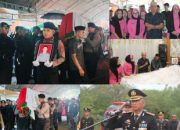 Khidmat dan Haru, Wakapolda Sulteng Hadiri Persemayaman AKBP (Purn) Sugeng Lestari