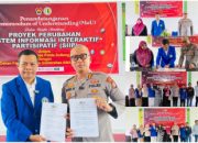 Bidhumas Polda Sulteng Teken MoU dengan Fakultas Sastra Unisa, Wujudkan Proyek Perubahan SIIP