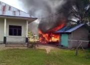 SiJago Merah Hanguskan Satu Unit Rumah Milik Salah Satu Ustadz di Komplek Pesantren Namun Tidak ada Korban Jiwa
