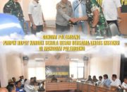 Dandim 0418/Palembang Pimpin Rapat Karbak Skala Besar Bersama Lintas Instansi di Makodim